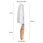 Faca Santoku com Sulcos Amici 7" - Wüsthof