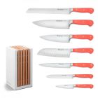 Bloco Facas Classic Color Coral Peach 8 Peças - Wüsthof