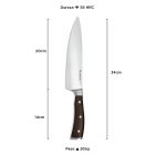 Faca Chef Ikon Blackwood 8" - Wüsthof